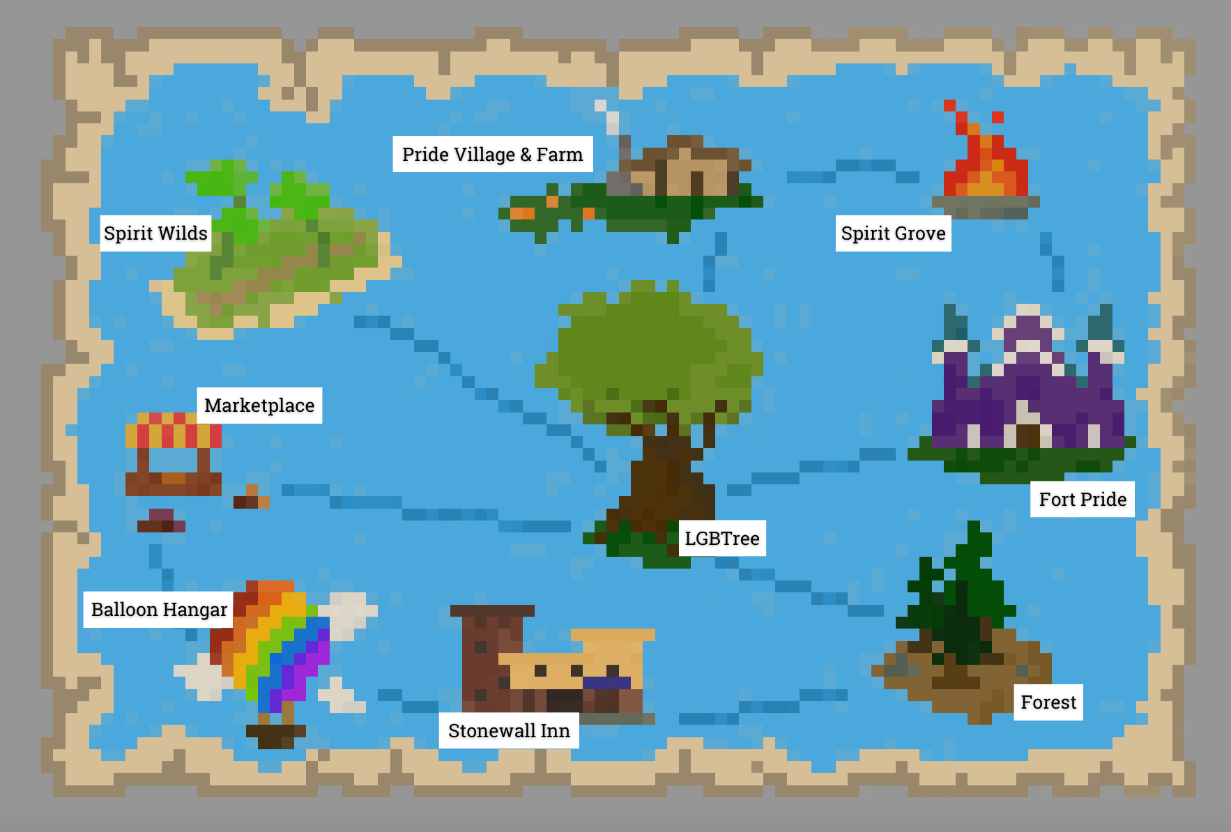 map of event